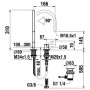 LAUFEN Kartell Einhand-2-Loch-Waschtischarmatur ohne Ablaufventil