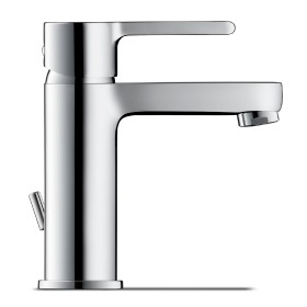 Miscelatore monocomando per lavabo Duravit B.2 S con scarico a stelo