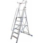 Krause Stabilo® Professional Aluminium Stufen-Stehleiter Arbeitshöhe (Max.): 3.4 M Silber 20 Kg