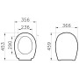 VitrA Universal WC-Sitz ohne Absenkautomatik