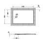 Duravit Tempano Duschwanne 120 x 80 cm