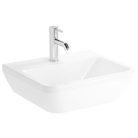 VitrA Integra Waschtisch 50 cm, ohne Überlaufloch, 1 Hahnloch mittig