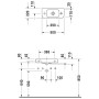 Duravit Happy D.2 Handwaschbecken 50 cm, Hahnloch links