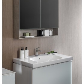 Geberit Acanto Waschtisch mit verkürzter Ausladung und Ablagefläche 75 x 42,2 cm