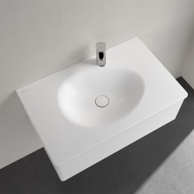 Villeroy & Boch Antao Schrankwaschtisch 80 x 50 cm, ohne Überlauf, mit 1 Hahnloch