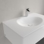 Villeroy & Boch Antao Schrankwaschtisch 80 x 50 cm, ohne Überlauf, mit 1 Hahnloch