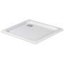 Duravit D-Code Rechteck Duschwanne 90 x 80 cm mit Antislip