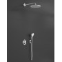 hansgrohe Croma Brausesystem 280, 1 Strahlart mit Ecostat S und Duschkopf 110 Vario