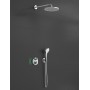 hansgrohe Croma Brausesystem 280, 1 Strahlart mit Ecostat S und Duschkopf 110 Vario