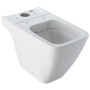 Geberit iCon Square Stand-WC für AP-Spülkasten, aufgesetzt, Tiefspüler, ohne Spülrand