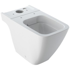 Geberit iCon Square Stand-WC für AP-Spülkasten, aufgesetzt, Tiefspüler, geschlossene Form, ohne Spülrand