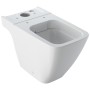 Geberit iCon Square Stand-WC für AP-Spülkasten, aufgesetzt, Tiefspüler, geschlossene Form, ohne Spülrand