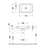 Duravit PuraVida Aufsatzbecken Plus 70 cm