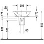Duravit Darling New Waschtisch 55 cm