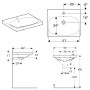 Geberit Acanto Waschtisch 60 x 48,2 cm