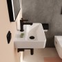 hansgrohe Xanuia Q Handwaschbecken 450/340 mit Hahnloch ohne Überlauf, SmartClean
