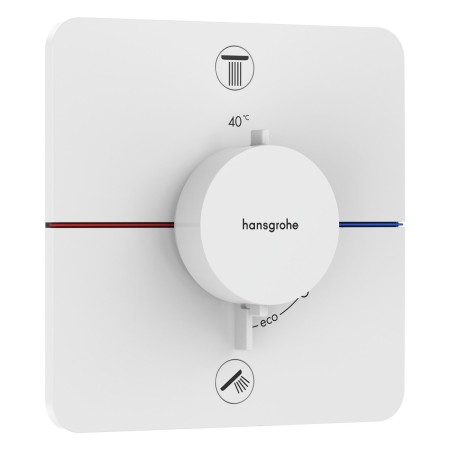 hansgrohe ShowerSelect Comfort Q Thermostat UP für 2 Verbraucher mit integrierter Sicherungskombination