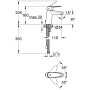 GROHE Eurodisc Cosmopolitan Einhand-Waschtischbatterie, DN 15