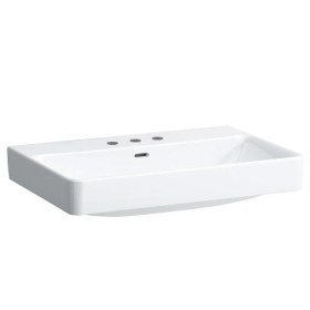 LAUFEN PRO S Waschtisch 70 cm mit 3 Hahnlöchern und Überlauf