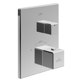 Villeroy & Boch Mettlach Unterputz-Thermostat mit Einwege-Mengenregulierung