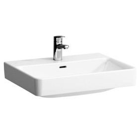 LAUFEN PRO S Clinic Waschtisch 55 x 46,5 cm mit 1 Hahnloch, ohne Überlauf