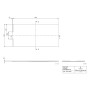 Villeroy & Boch Wallway Duschwanne 180 x 90 x 3 cm