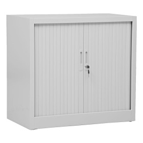 Armoire à rideaux en acier Wolfstahl 1 étagère serrure à cylindre 80 x 46 x 75 cm gris clair - noir