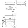 GROHE Euro Keramik Aufsatzwaschtisch 60 cm
