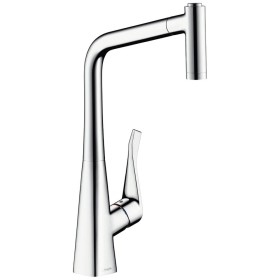 hansgrohe Metris M71 Einhebel-Küchenmischer 320, Ausziehbrause, 2jet