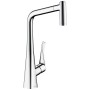 hansgrohe Metris M71 Einhebel-Küchenmischer 320, Ausziehbrause, 2jet