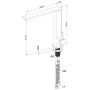 Villeroy & Boch Finera Square Einhebel-Küchenarmatur