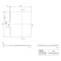 Villeroy & Boch Wallway Duschwanne 120 x 100 x 3 cm