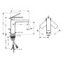 hansgrohe Tecturis E Einhebel-Waschtischarmatur 110 wassersparend+ mit Zugstangen-Ablaufgarnitur