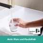 hansgrohe Tecturis E Einhebel-Waschtischarmatur 110 wassersparend+ mit Zugstangen-Ablaufgarnitur