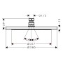 hansgrohe Croma Kopfbrause 280 1jet