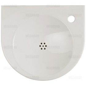 Lavabo Duravit Architec 57,5 cm Foro rubinetto a destra, per montaggio con sifone incassato