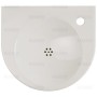 Duravit Architec Waschtisch 57,5 cm Hahnloch rechts, zur Montage mit Unterputz-Siphon