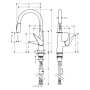 hansgrohe Talis M51 Einhebel-Küchenmischer 200, Ausziehbrause, 2jet