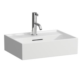 LAUFEN Kartell Handwaschbecken 45 x 34 cm, mit 3 Hahnlöchern, mit Überlauf