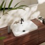 hansgrohe Xuniva Q Einbauwaschtisch 55 x 45 cm, mit 1 Hahnloch und Überlauf, mit SmartClean