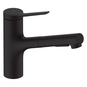 hansgrohe Zesis M33 Einhebel-Küchenarmatur 150 mit Ausziehbrause, 2 Strahlarten, Schlauchbox (sBox)