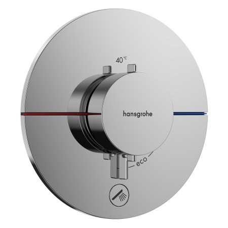 hansgrohe ShowerSelect Comfort S Thermostat Unterputz für 1 Verbraucher und 1 zusätzlichen Abgang