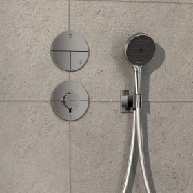 hansgrohe ShowerSelect Comfort S Thermostat Unterputz für 1 Verbraucher und 1 zusätzlichen Abgang