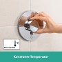 hansgrohe ShowerSelect Comfort S Thermostat Unterputz für 1 Verbraucher und 1 zusätzlichen Abgang