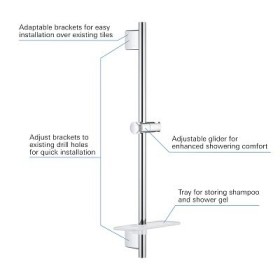 Astina doccia GROHE Vitalio SmartActive 60 cm