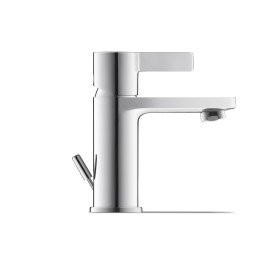 Miscelatore monocomando per lavabo Duravit D-Neo S con asta di scarico
