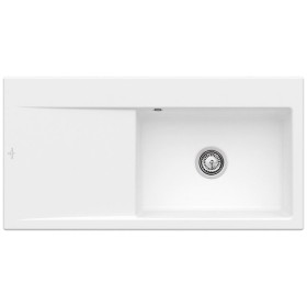 Villeroy & Boch Subway Style 60 Einbauspüle, Ablaufgarnitur mit Handbetätigung, Becken rechts