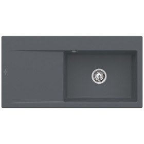 Villeroy & Boch Subway Style 60 Einbauspüle, Ablaufgarnitur mit Handbetätigung, Becken rechts