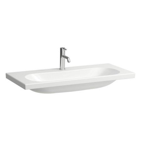 LAUFEN LUA Waschtisch 100 x 46 cm mit Hahnloch, ohne Überlauf