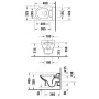 Duravit No. 1 Wand-WC für Kinder, Rimless